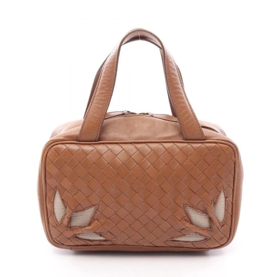 BOTTEGA VENETA BAG: INTRECCIATO BROWN: BOTTEGA VENETA Bag: Intrecciato Brown Brand: BOTTEGA VENETA Type/Style: Satchel/Top Handle Bag Material: Exterior Material Leather Color: Exterior Color Brown Size: (approx. W7.9 ? H4.7 ? D2.6 inch)