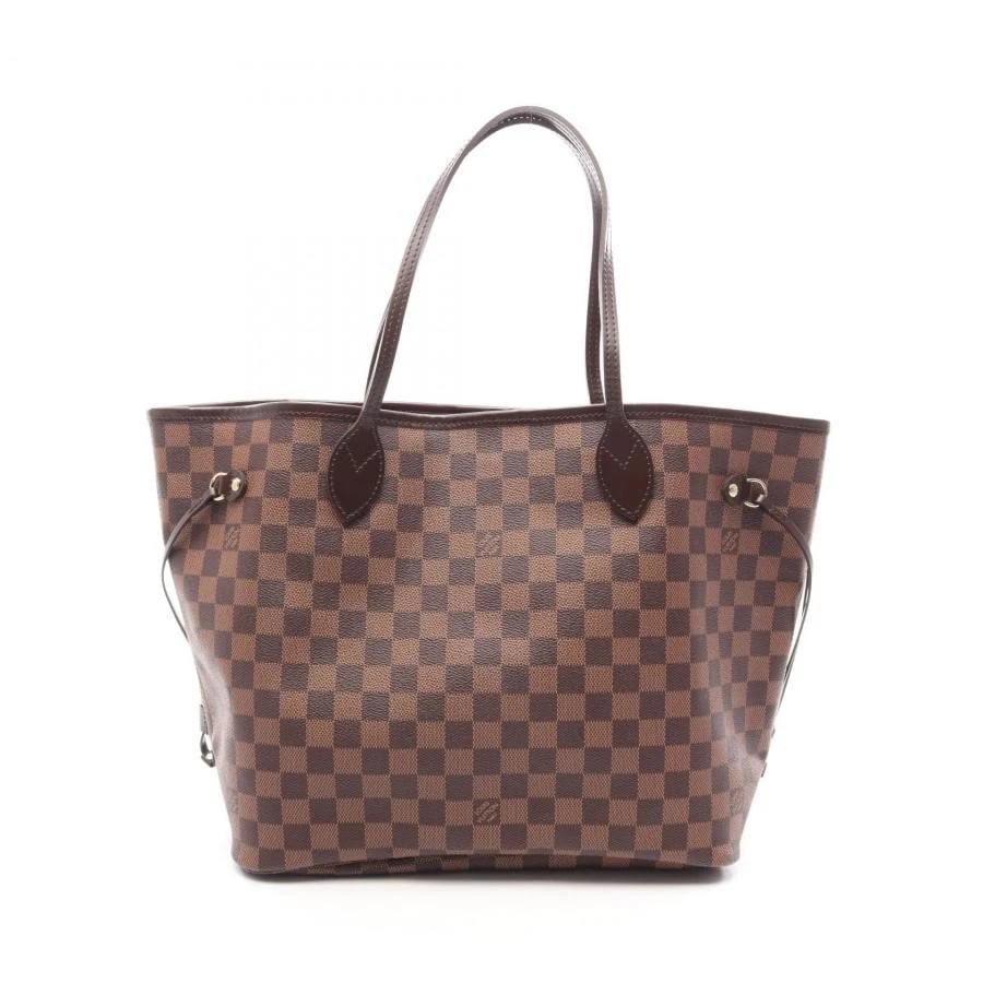 LOUIS VUITTON BAG: NEVERFULL MM BROWN: LOUIS VUITTON Bag: Neverfull MM Brown Brand: LOUIS VUITTON Type/Style: Tote Material: Exterior Material Canvas / Leather Color: Exterior Color Brown Size: (approx. W12.6 ? H11.4 ? D5.9 inch) Acces