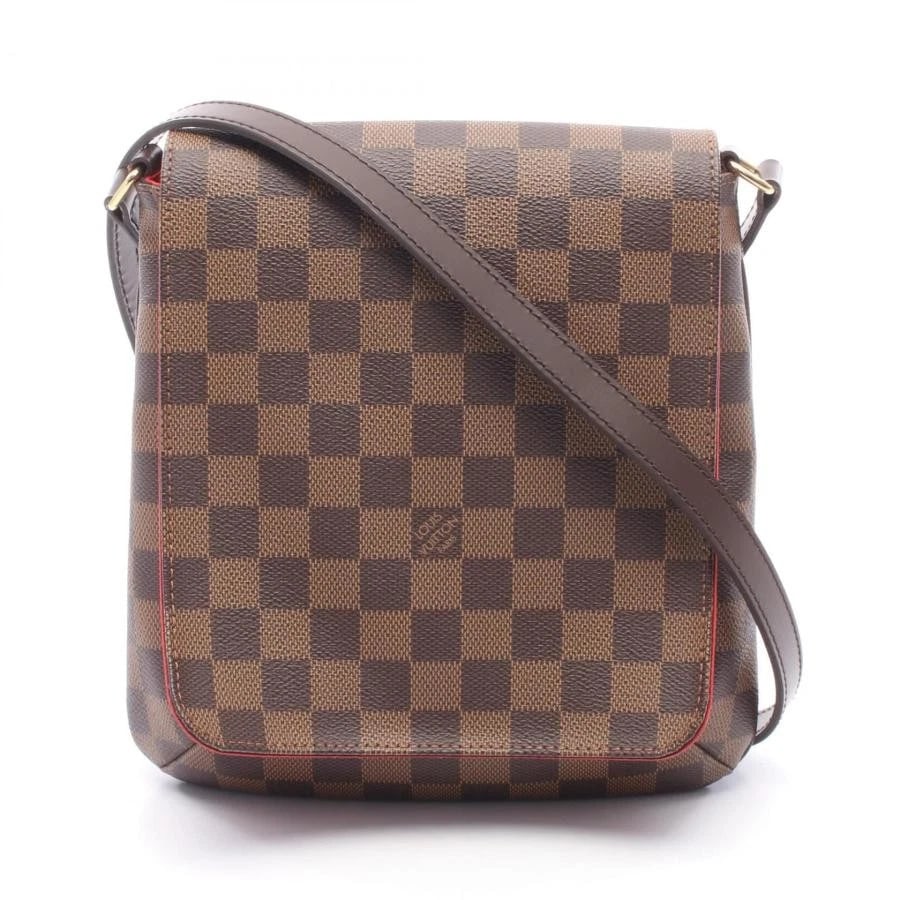 LOUIS VUITTON BAG: MUSETTE SALSA EBENE BROWN: LOUIS VUITTON Bag: Musette Salsa Ebene Brown Brand: LOUIS VUITTON Type/Style: Shoulder Bag Material: Exterior Material Canvas / Leather Color: Exterior Color Brown Size: (approx. W9.1 ? H9.4 ? D2.4 in