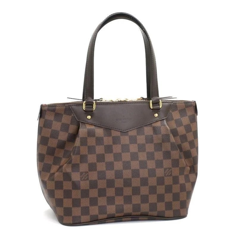 LOUIS VUITTON BAG: WESTMINSTER PM EBENE CANVAS BROWN: LOUIS VUITTON Bag: Westminster PM Ebene Canvas Brown Brand: LOUIS VUITTON Type/Style: Tote Material: Exterior Material Canvas Color: Exterior Color Brown Size: (approx. W13.4 ? H9.4 ? D5.9 inch) A