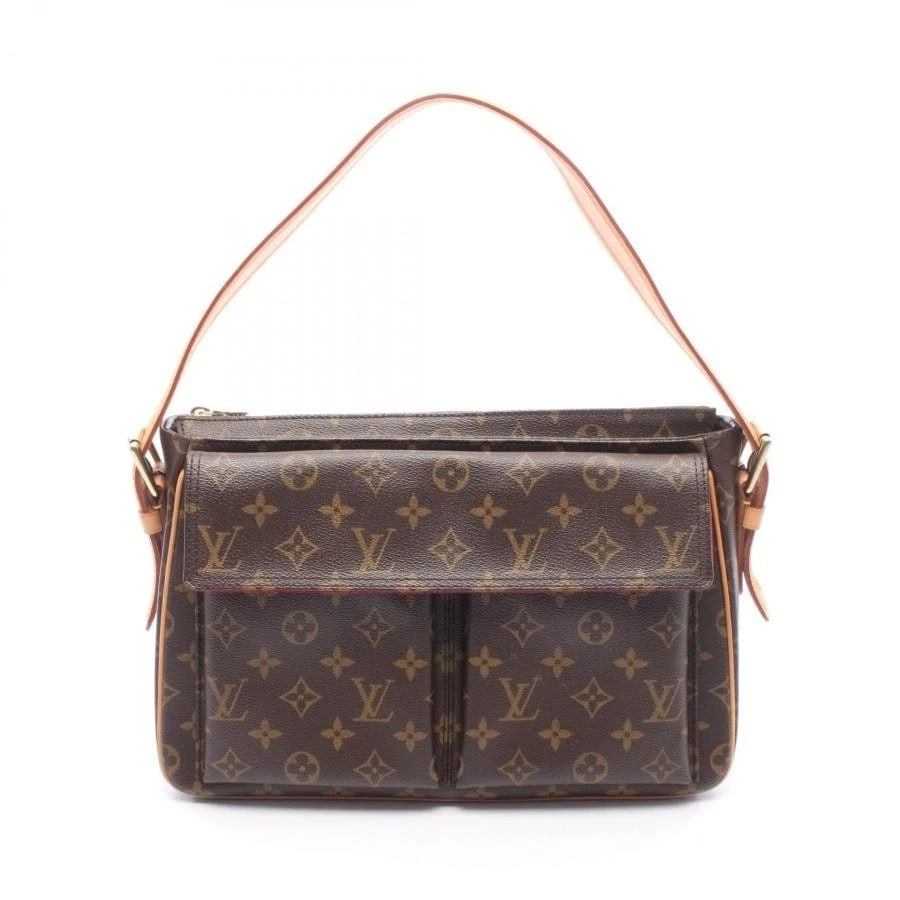 LOUIS VUITTON BAG: VIVASITE GM BROWN: LOUIS VUITTON Bag: Vivasite GM Brown Brand: LOUIS VUITTON Type/Style: Shoulder Bag Material: Exterior Material Canvas / Leather Color: Exterior Color Brown Size: (approx. W12.6 ? H7.9 ? D3.9 inch)