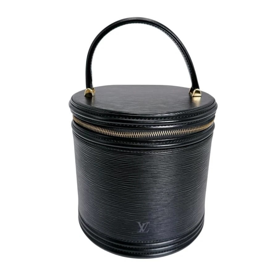 LOUIS VUITTON BAG: CANNES BLACK: LOUIS VUITTON Bag: Cannes Black Brand: LOUIS VUITTON Type/Style: Top Handle Bag Material: Exterior Material Leather Color: Exterior Color Black Size: (approx. W7.9 ? H7.7 ? D7.1 inch) Accessories: