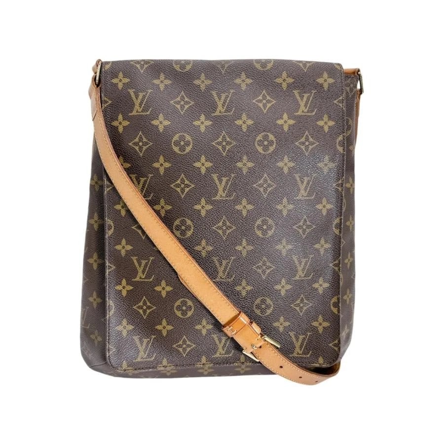 LOUIS VUITTON BAG: MUSETTE M51256 BROWN: LOUIS VUITTON Bag: Musette M51256 Brown Brand: LOUIS VUITTON Type/Style: Shoulder Bag Material: Exterior Material Canvas Color: Exterior Color Brown Size: (approx. W12.2 ? H14.2 ? D1.2 inch)