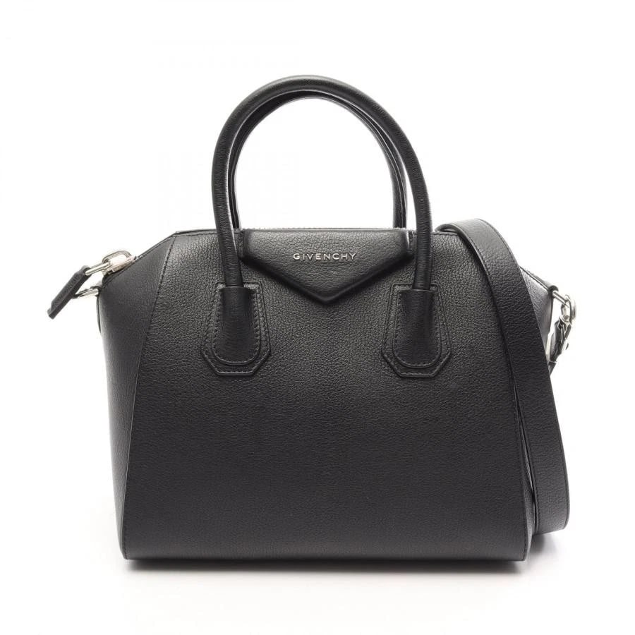 GIVENCHY BAG: ANTIGONA SMALL BLACK: GIVENCHY Bag: Antigona Small Black Brand: GIVENCHY Type/Style: Satchel/Top Handle Bag Material: Exterior Material Leather Color: Exterior Color Black Size: (approx. W10.8 ? H9.3 ? D6.3 inch)