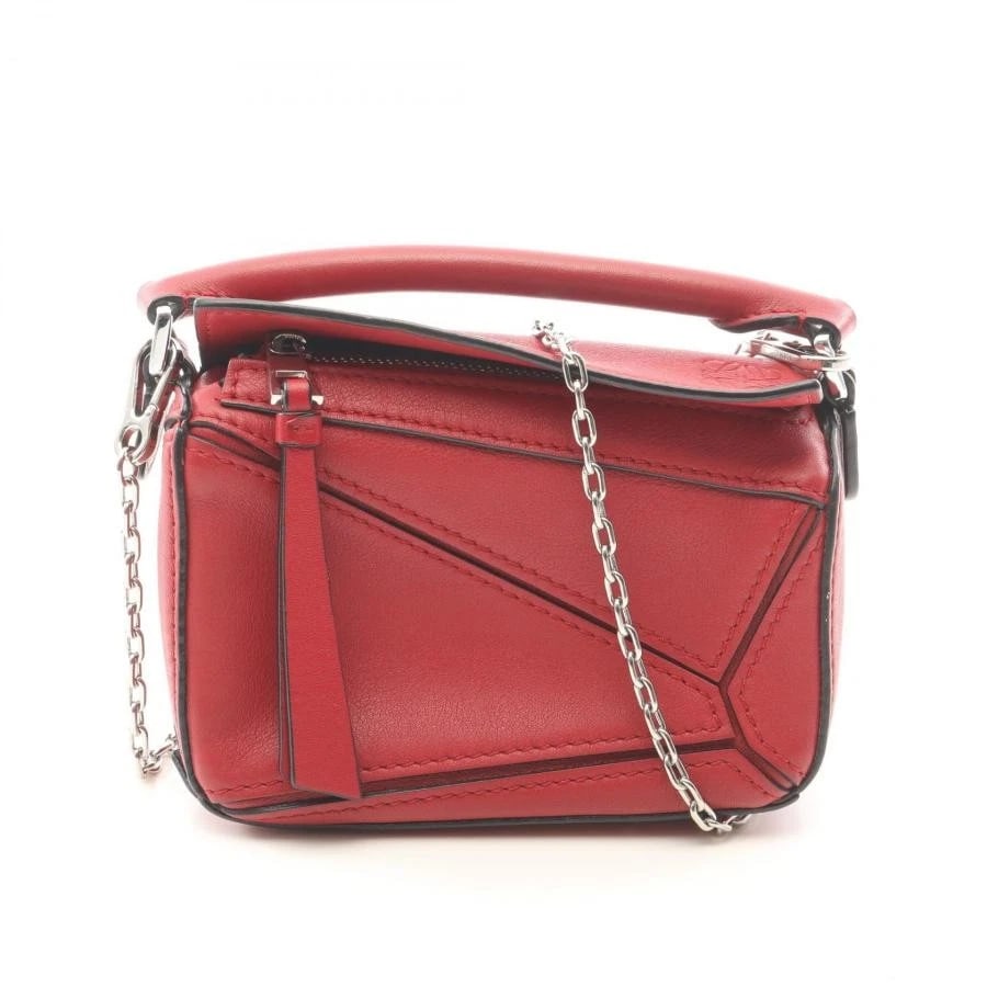 LOEWE BAG: PUZZLE NANO RED