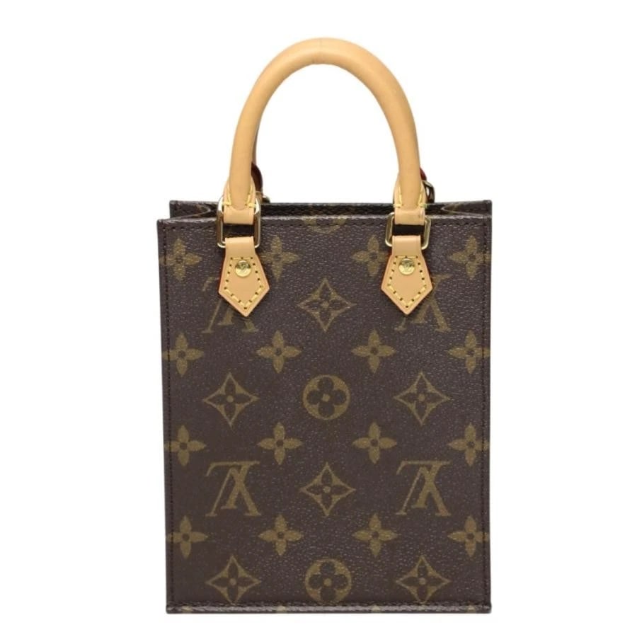 LOUIS VUITTON BAG: PETIT SAC PLAT BROWN: LOUIS VUITTON Bag: Petit Sac Plat Brown Brand: LOUIS VUITTON Type/Style: Shoulder Bag Material: Exterior Material Canvas Color: Exterior Color Brown Size: (approx. W5.5 ? H6.7 ? D2.0 inch)
