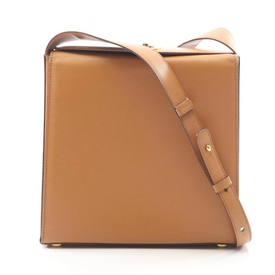 CELINE SHOULDER BAG: TURN LOCK BROWN: CELINE Shoulder Bag: Turn Lock Brown Brand: CELINE Type/Style: Shoulder Bag Material: Exterior Material Leather Color: Exterior Color Brown Size: (approx. W9.1 ? H8.7 ? D3.0 inch) Accessories: None
