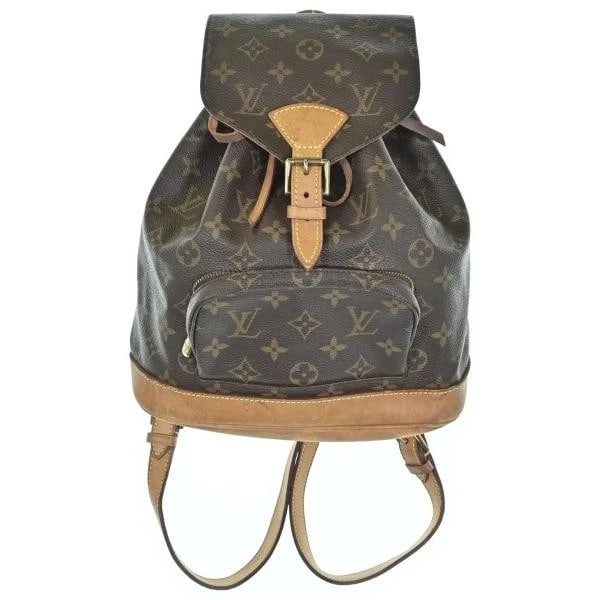 LOUIS VUITTON BAG: MONOGRAM MONTSOURIS MM BROWN: LOUIS VUITTON Bag: Monogram Montsouris MM Brown Brand: LOUIS VUITTON Type/Style: Backpack Material: Exterior Material Canvas Color: Exterior Color Brown Size: (approx. W9.4 ? H10.6 ? D4.3 inch)