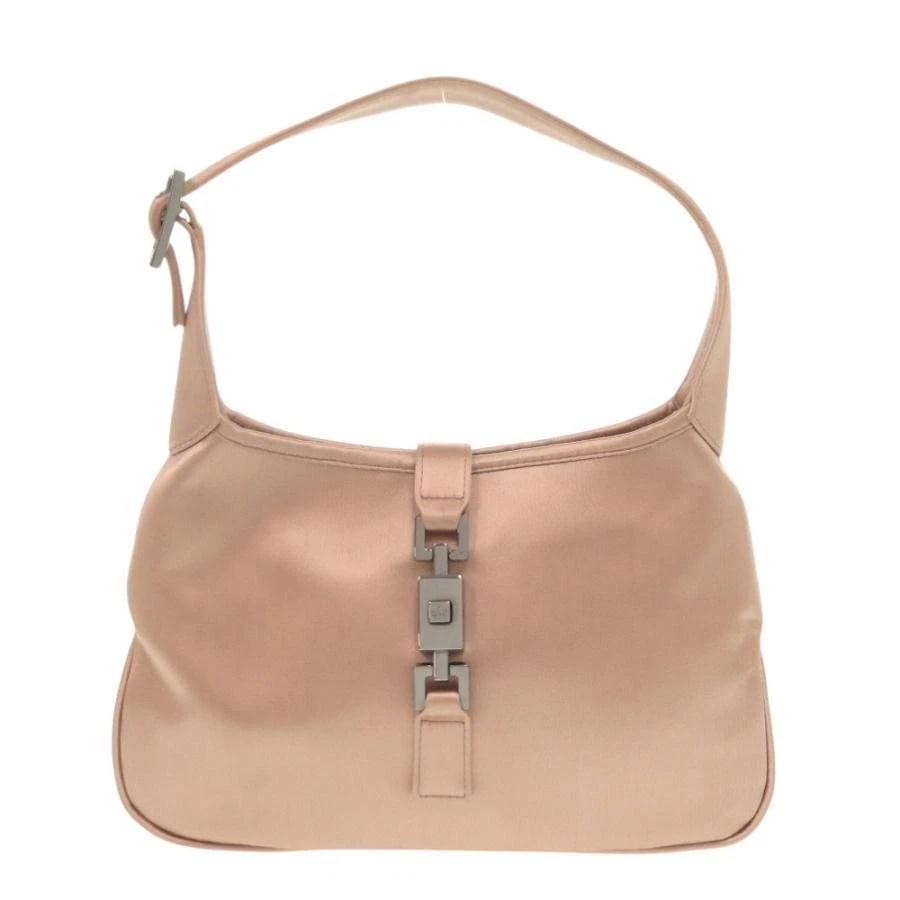 GUCCI BAG: JACKIE PINK: GUCCI Bag: Jackie Pink Brand: GUCCI Type/Style: Shoulder Bag Material: Exterior Material Satin Color: Exterior Color Pink Size: (approx. W8.5 ? H5.5 ? D1.4 inch) Accessories: None Accessories Notice: