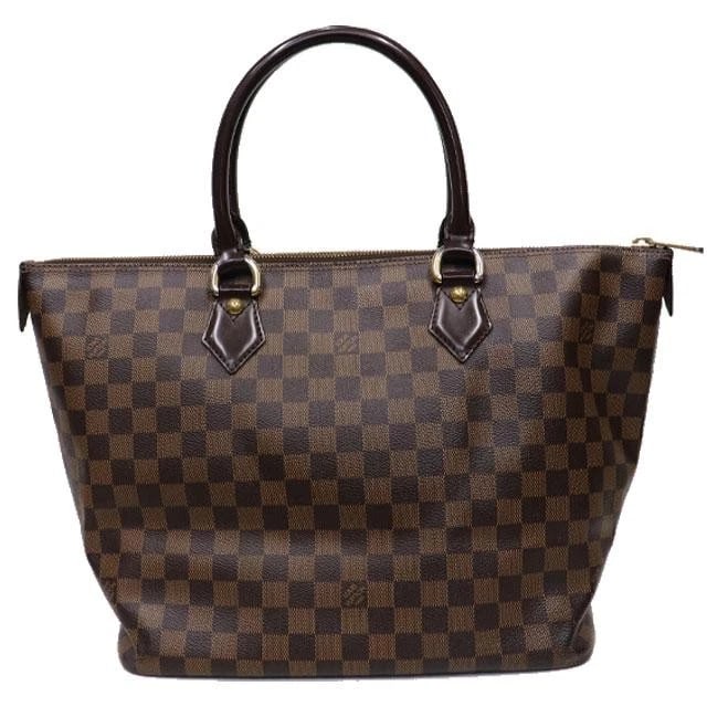LOUIS VUITTON BAG: SALEYA MM BROWN: LOUIS VUITTON Bag: Saleya MM Brown Brand: LOUIS VUITTON Type/Style: Tote Material: Exterior Material Canvas / Leather Color: Exterior Color Brown Size: (approx. W17.3/11.8 ? H11.4 ? D7.5 inch)