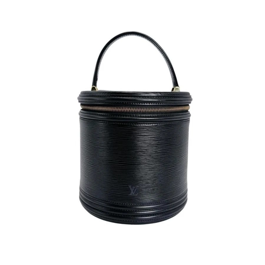 LOUIS VUITTON BAG: CANNES BLACK: LOUIS VUITTON Bag: Cannes Black Brand: LOUIS VUITTON Type/Style: Top Handle Bag Material: Exterior Material Leather Color: Exterior Color Black Size: (approx. W7.9 ? H7.9 ? D7.1 inch) Accessories: