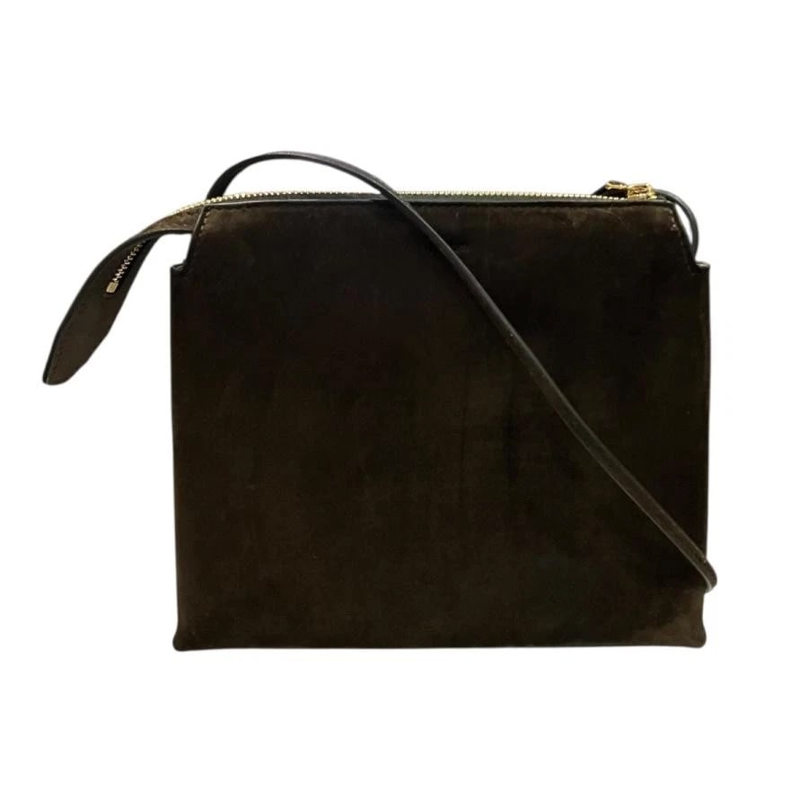 THE ROW BAG: NU MINI TWIN BROWN: THE ROW Bag: Nu Mini Twin Brown Brand: THE ROW Type/Style: Shoulder Bag Material: Exterior Material Leather Color: Exterior Color Brown Size: (approx. W7.5 ? H6.3 ? D1.2 inch) Accessories: None