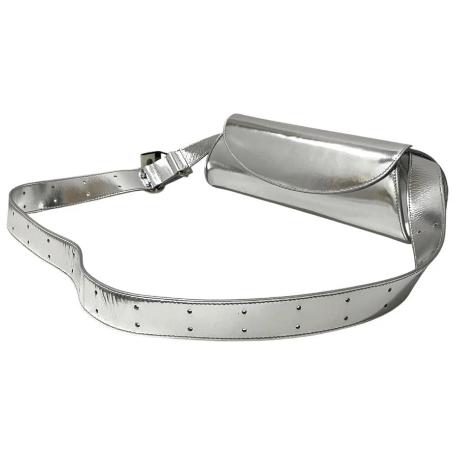 JIL SANDER BAG: CANNOLO SMALL SILVER (1 of 3)