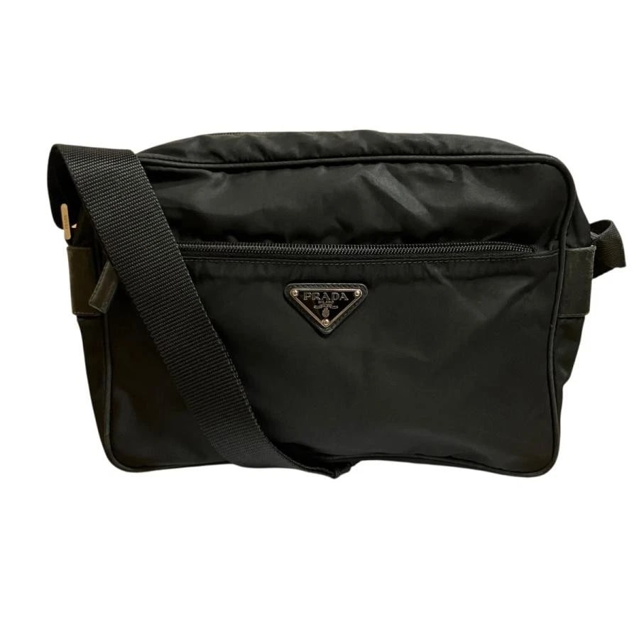PRADA BAG: NYLON CAMERA BLACK - 2