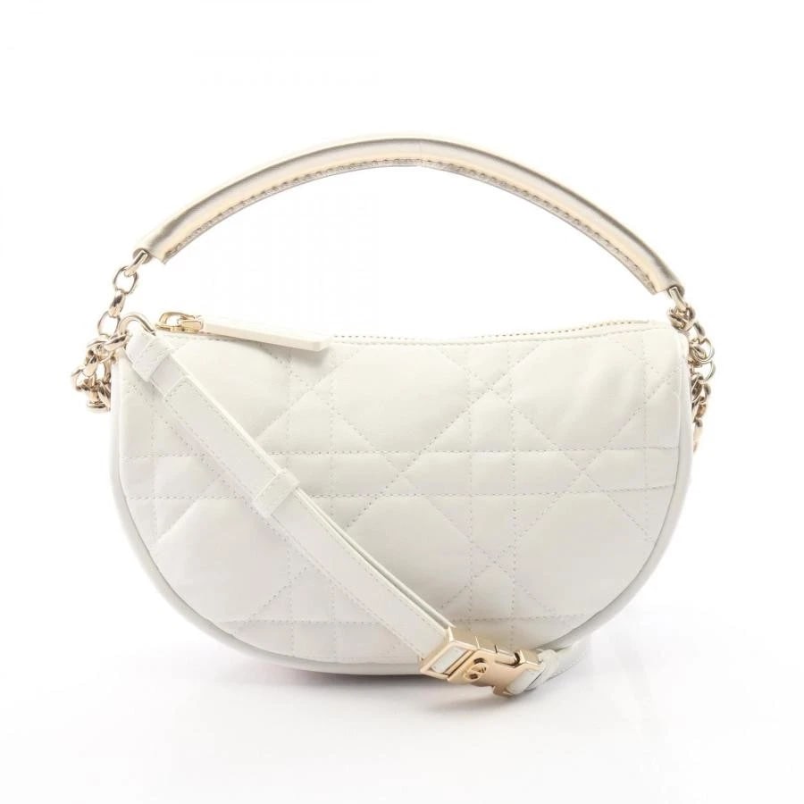 DIOR BAG: VIBE HOBO CANNAGE WHITE LEATHER: DIOR Bag: VIBE Hobo Cannage White Leather Brand: Dior Type/Style: Shoulder Bag Material: Exterior Material Leather Color: Exterior Color White Size: (approx. W8.3 ? H5.5 ?D2.4 inch) Accessories: N