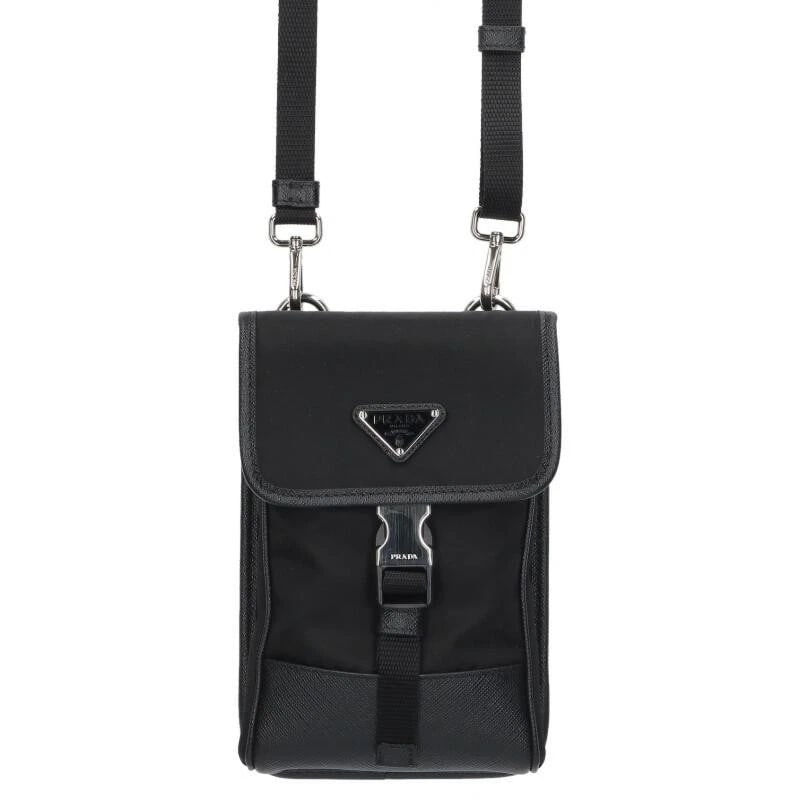 PRADA BAG: 2ZH109 RE?NYLON BLACK: PRADA Bag: 2ZH109 RE?NYLON Black Brand: PRADA Type/Style: Shoulder Bag Material: Exterior Material Nylon Color: Exterior Color Black Size: (approx. W4.3 ? H7.1 ? D0.4 inch) Accessories: None <
