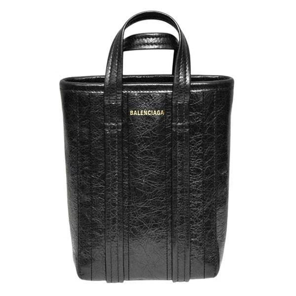 BALENCIAGA BAG: BARBES PHONE HOLDER BLACK: BALENCIAGA Bag: BARBES PHONE HOLDER Black Brand: BALENCIAGA Type/Style: Crossbody Material: Exterior Material Leather Color: Exterior Color Black Size: (approx. W5.1 ? H7.1 ? D2.0 inch) Accessories: