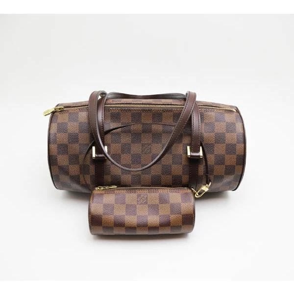 LOUIS VUITTON BAG: PAPILLON 30 EBENE: LOUIS VUITTON Bag: Papillon 30 Ebene Brand: LOUIS VUITTON Type/Style: Shoulder Bag Material: Exterior Material Canvas / Leather Color: Exterior Color Brown Size: (approx. W11.8 ? H5.9 ? D5.9 inch)