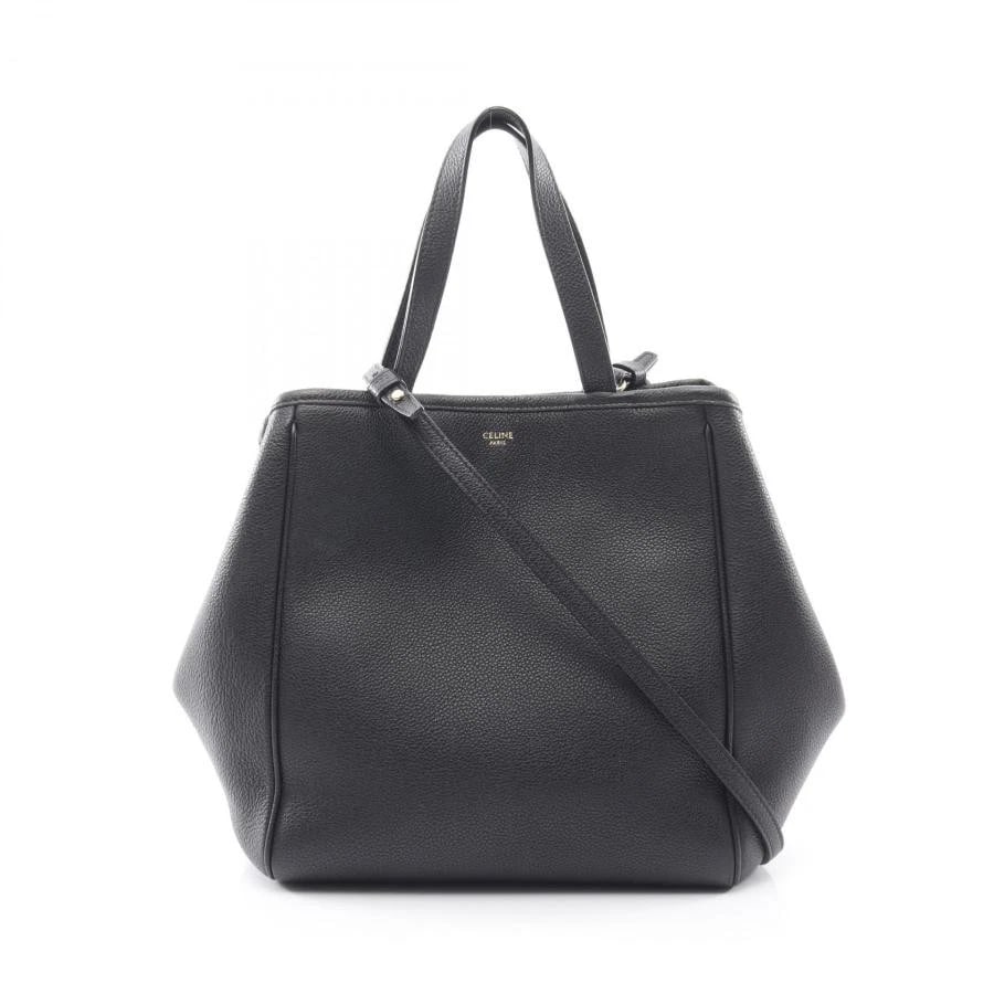CELINE BAG: SMALL FOLD CABAS BLACK: CELINE Bag: Small Fold Cabas Black Brand: CELINE Type/Style: Tote Material: Exterior Material Leather Color: Exterior Color Black Size: (approx. W9.4 ? H9.4 ? D4.9 inch Accessories: None Accessories