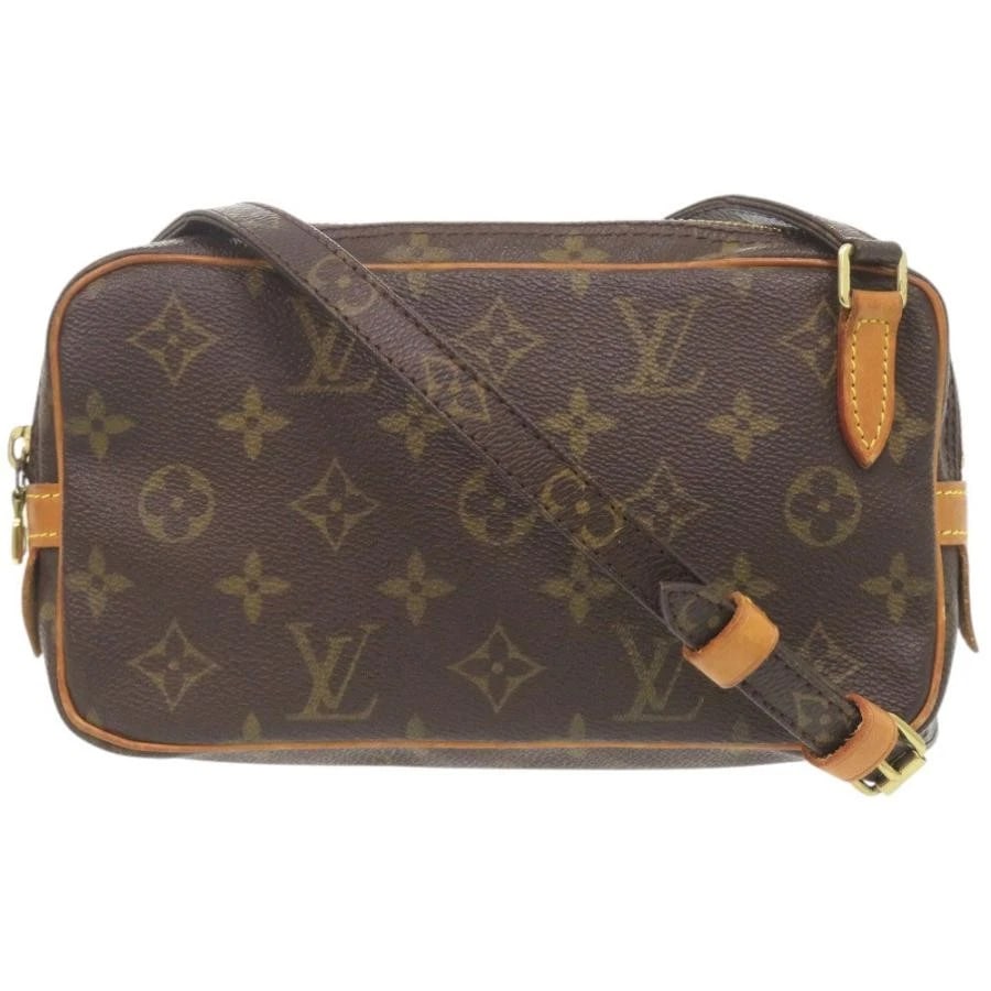 LOUIS VUITTON BAG: MARLY BANDOULIERE BROWN: LOUIS VUITTON Bag: Marly Bandouliere Brown Brand: LOUIS VUITTON Type/Style: Shoulder Bag Material: Exterior Material Canvas Color: Exterior Color Brown Size: (approx. W8.7 ? H4.7 ? D1.6 inch)