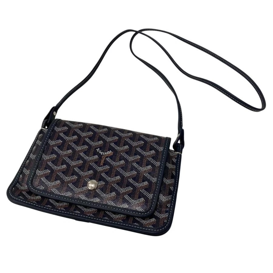 GOYARD BAG: PLUMET NAVY: GOYARD Bag: PLUMET Navy Brand: GOYARD Type/Style: Shoulder Bag Material: Exterior Material Canvas Color: Exterior Color Navy Size: (approx. W8.3 ? H5.5 inch) Accessories: None Accessories Notice: