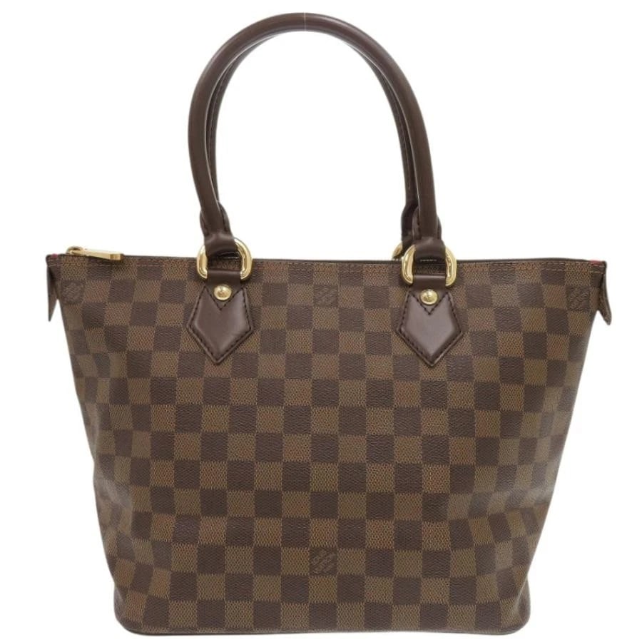 LOUIS VUITTON BAG: SALEYA PM BROWN: LOUIS VUITTON Bag: Saleya PM Brown Brand: LOUIS VUITTON Type/Style: Tote Material: Exterior Material Canvas Color: Exterior Color Brown Size: (approx. W10.2?14.2 ? H9.4 ? D5.7 inch) Accessories: None