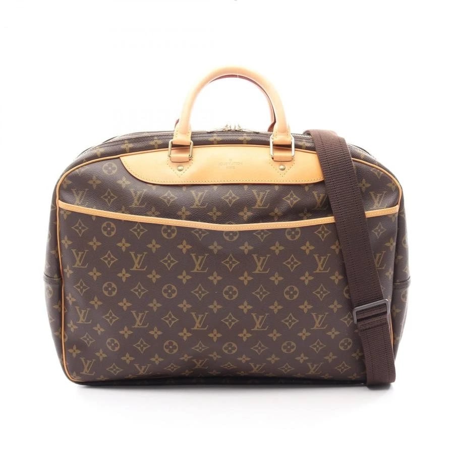 LOUIS VUITTON BAG: ALIZE BROWN: LOUIS VUITTON Bag: Alize Brown Brand: LOUIS VUITTON Type/Style: Duffle Material: Exterior Material Canvas / Leather Color: Exterior Color Brown Size: (approx. W18.1 ? H14.4 ? D7.9 inch) Accessorie