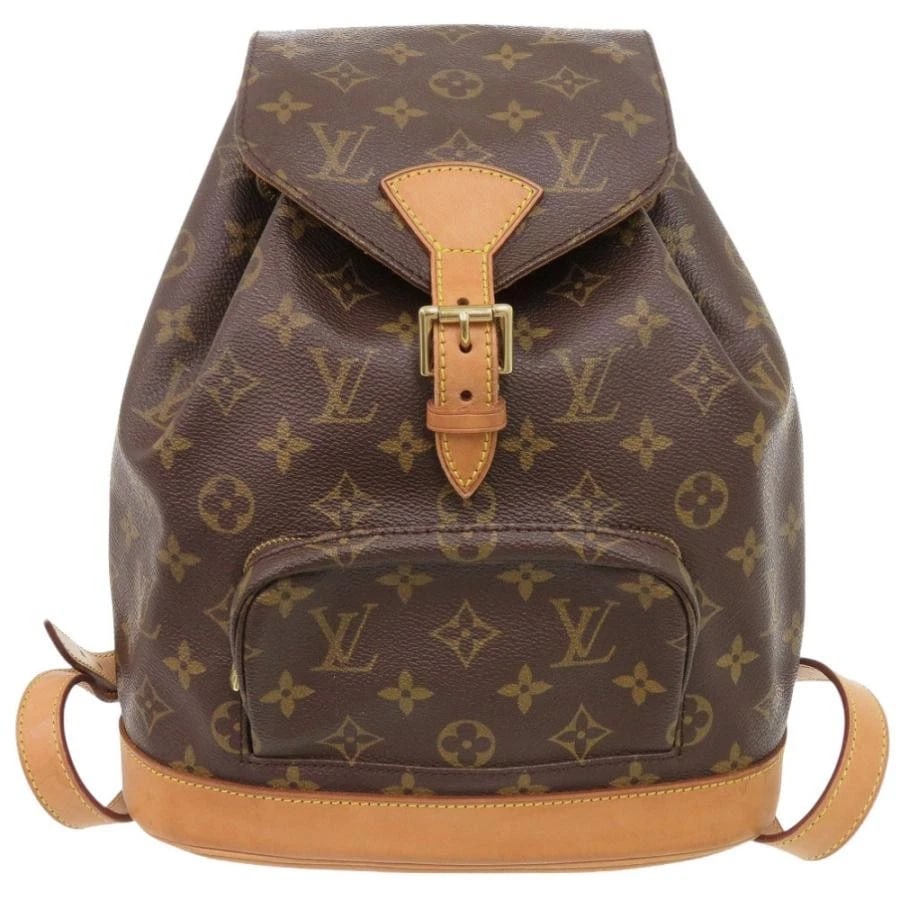 LOUIS VUITTON BAG: MONTSOURIS MM BROWN: LOUIS VUITTON Bag: Montsouris MM Brown Brand: LOUIS VUITTON Type/Style: Backpack Material: Exterior Material Canvas Color: Exterior Color Brown Size: (approx. W9.8 ? H11.0 ? D4.9 inch) Accessories