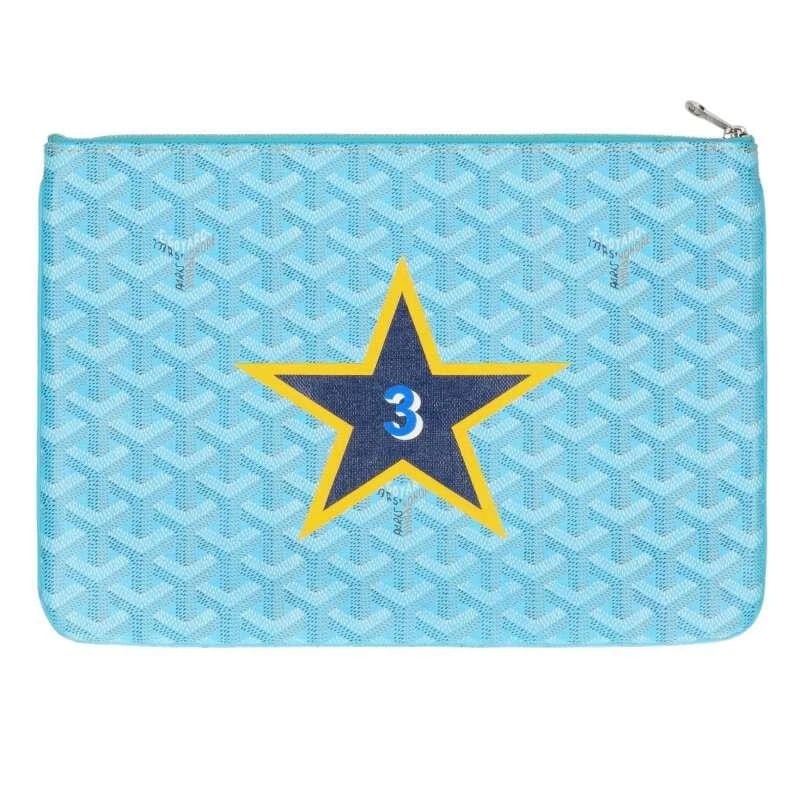 GOYARD BAG: SENA MM BLUE: GOYARD Bag: Sena MM Blue Brand: GOYARD Type/Style: Clutch Material: Exterior Material PVC Color: Exterior Color Blue Size: (approx. W11.4 ? H7.9 inch) Accessories: None Accessories Notice: