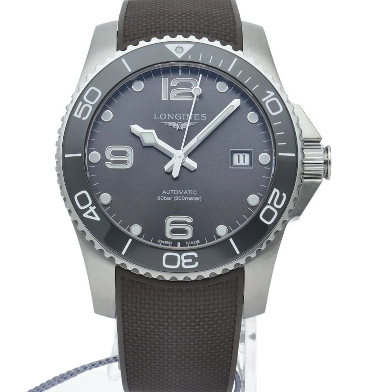 LONGINES HYDROCONQUEST AUTOMATIC STAINLESS STEEL WATCH - 2
