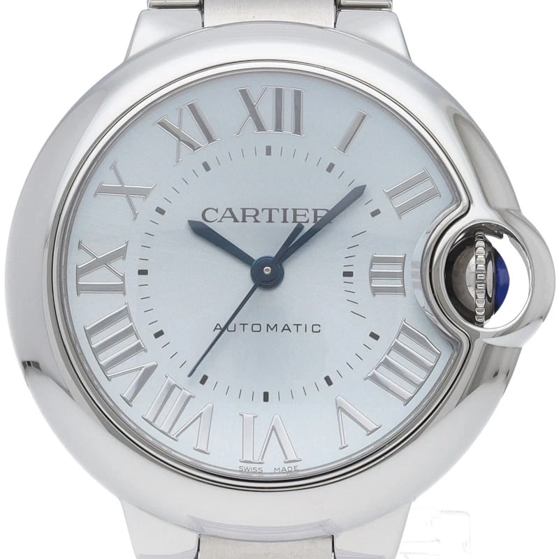 CARTIER BALLON BLEU DE CARTIER AUTOMATIC WATCH STAINLESS WATCH: CARTIER Ballon Bleu de Cartier Automatic Watch Stainless Watch Brand: CARTIER Type/Style: Wristwatch Material: Band Material Stainless steel, Case Material Stainless steel Color: Dial Color Ice blue S
