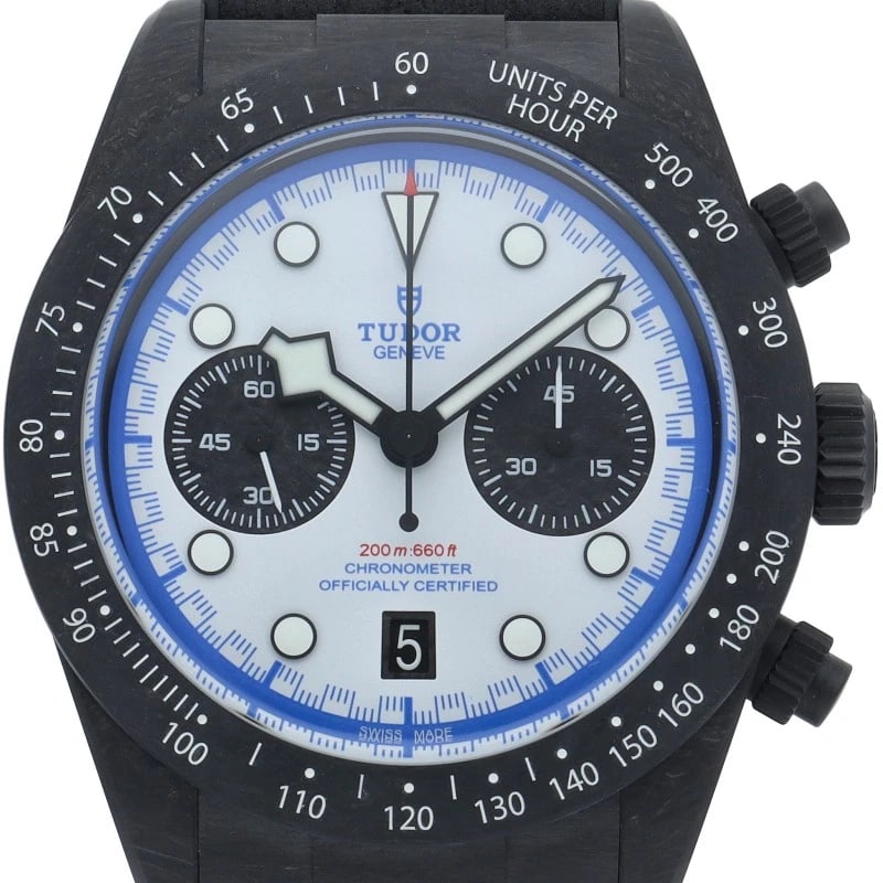 TUDOR BLACK BAY CHRONOGRAPH CARBON WATCH (1 of 3)