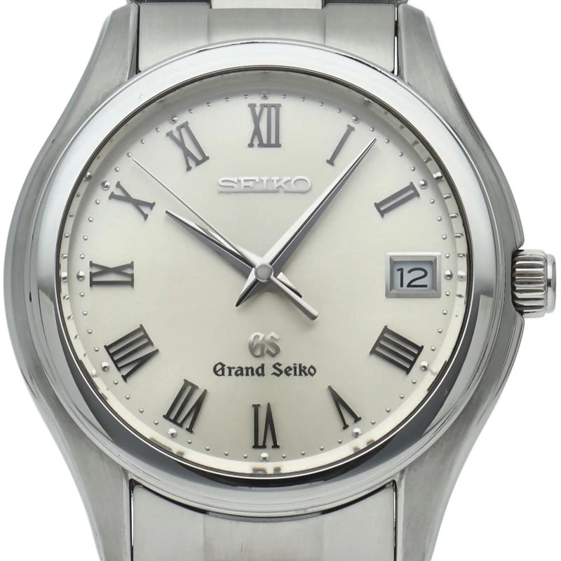 SEIKO GRAND SEIKO QUARTZ WATCH EDITION WATCH: SEIKO Grand Seiko Quartz Watch, Edition Watch Brand: SEIKO Type/Style: Wristwatch Material: Band Material Stainless steel, Case Material Stainless steel Color: Dial Color Silver Size: Case Diameter(H)