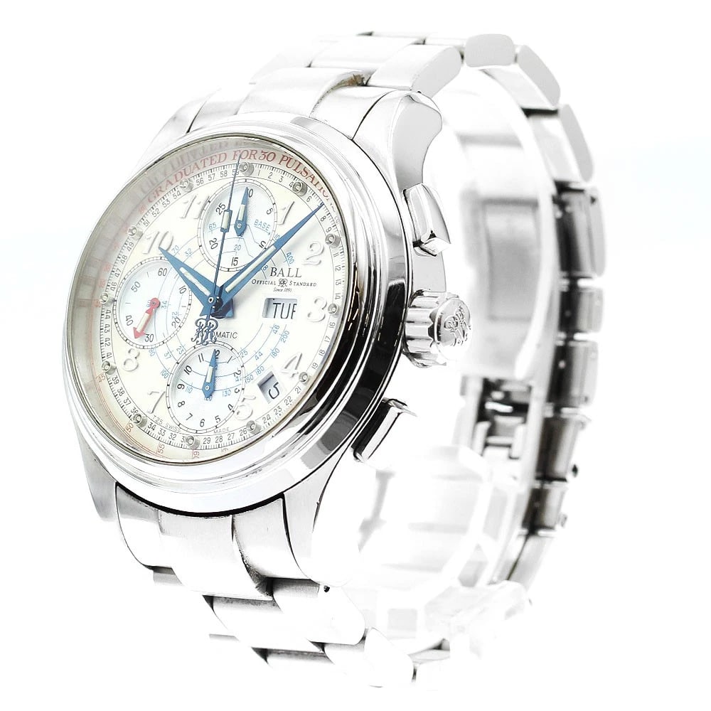 BALLWATCH TRAIN MASTER PULSOMETER CHRONOGRAPH WATCH - 2