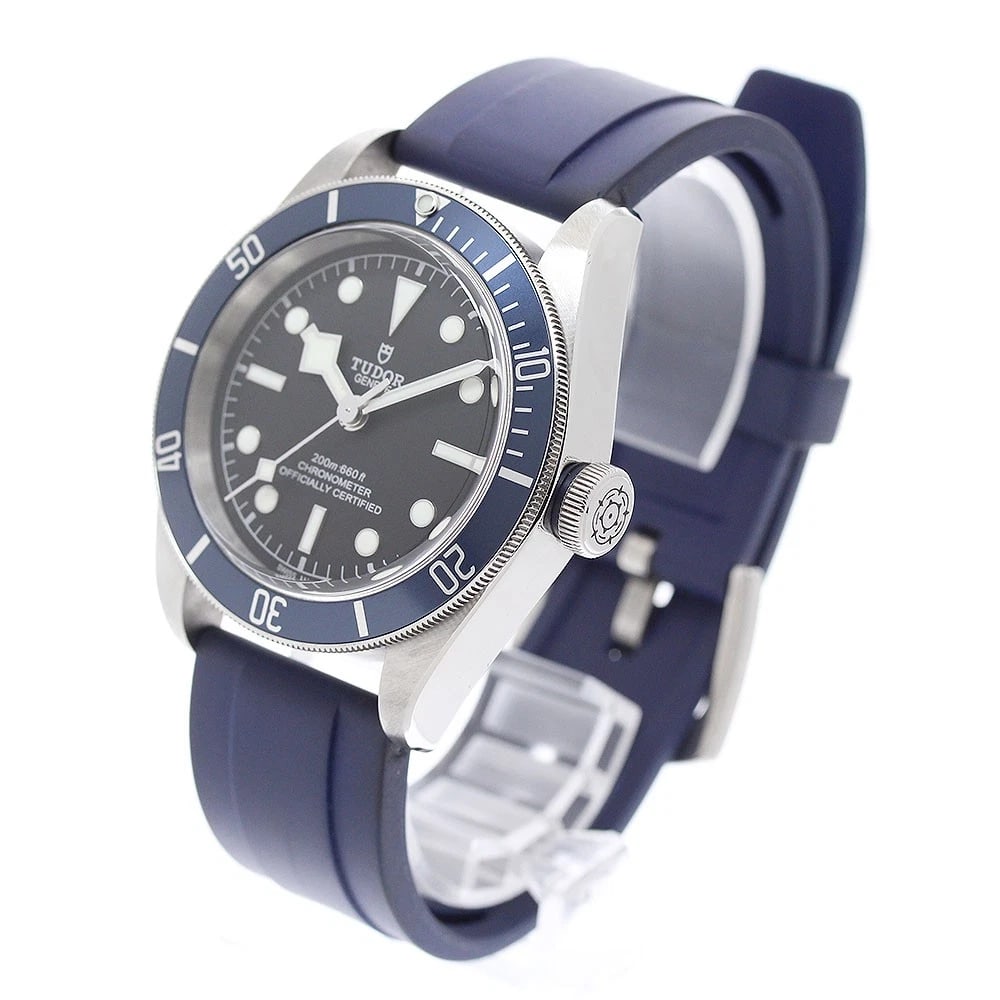 TUDOR HERITAGE BLACK AUTOMATIC WATCH - 2