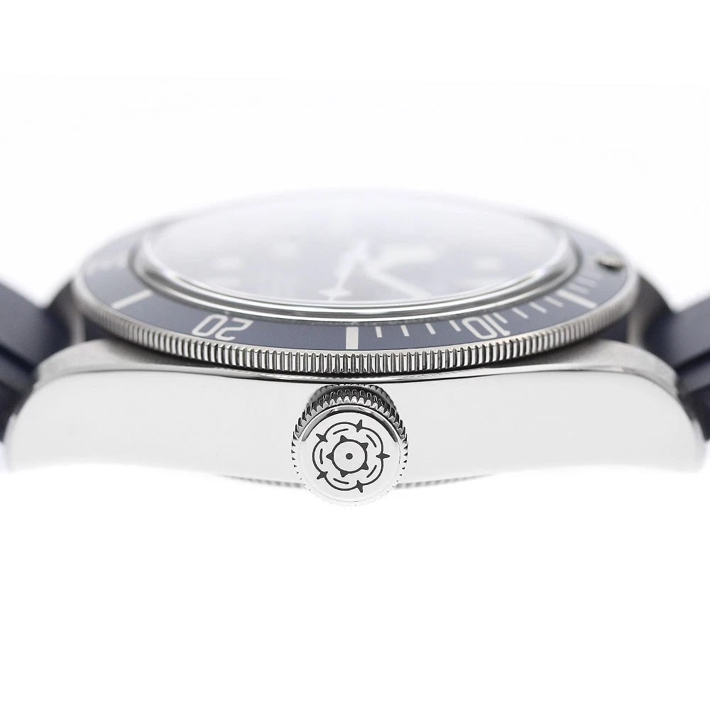 TUDOR HERITAGE BLACK AUTOMATIC WATCH - 3