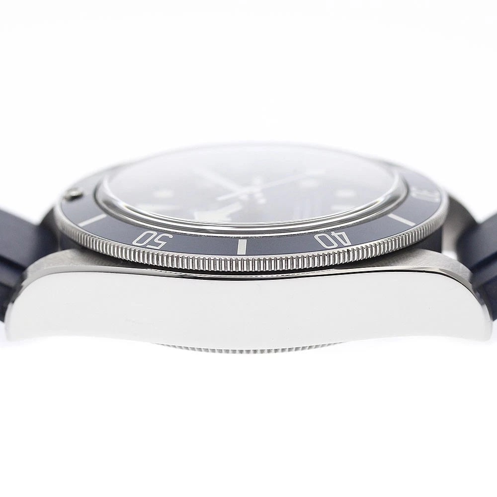 TUDOR HERITAGE BLACK AUTOMATIC WATCH - 4