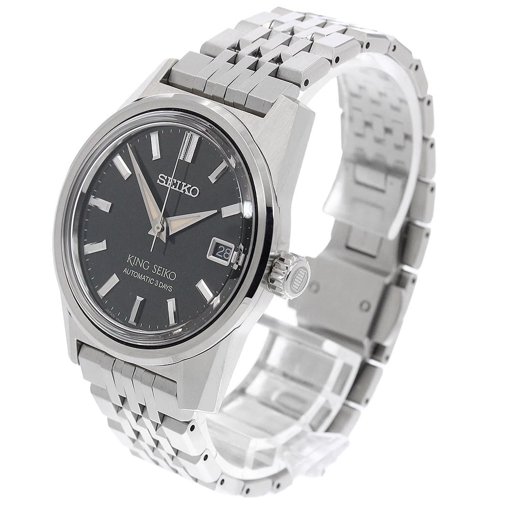 SEIKO KING DATE GREEN AUTOMATIC WATCH - 2