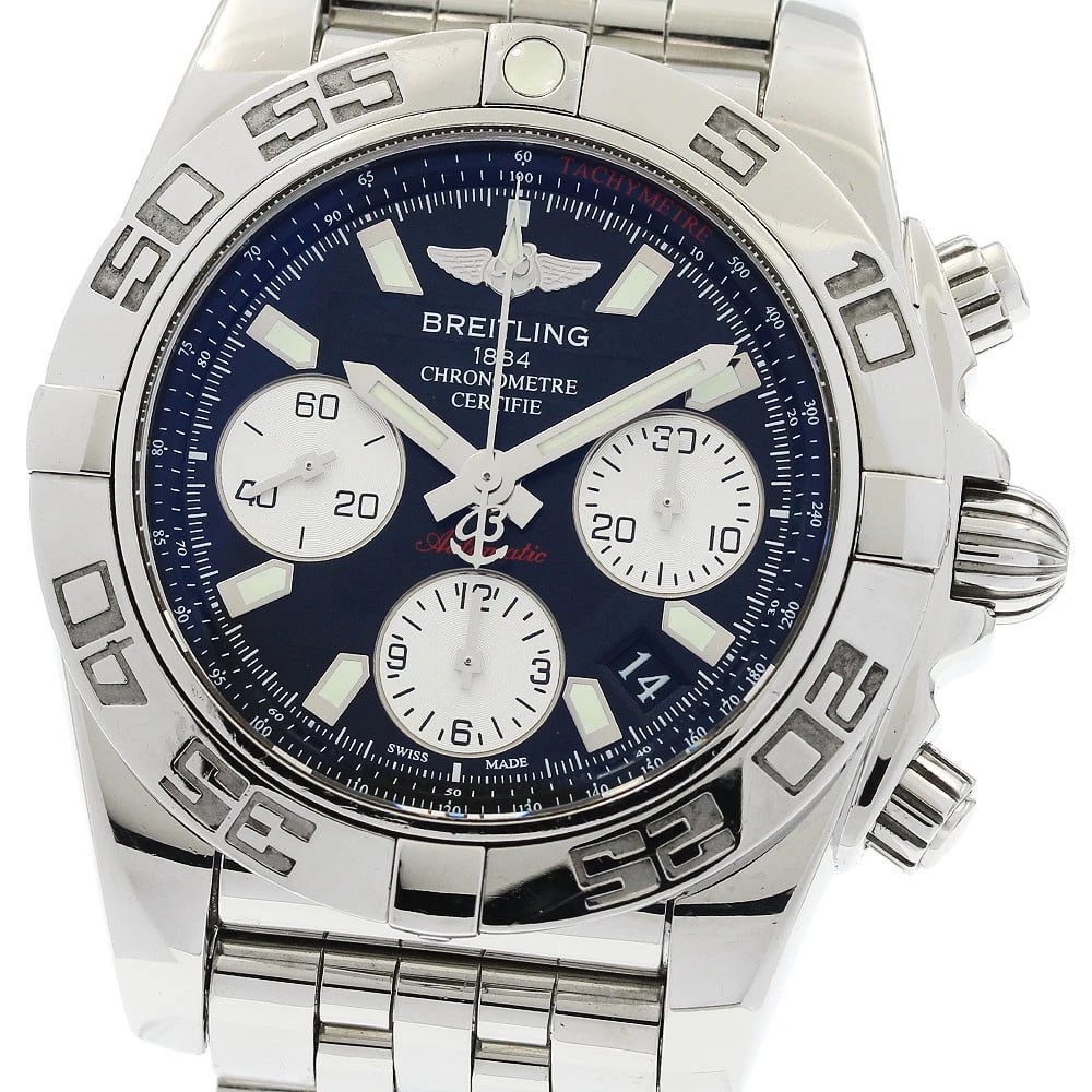 BREITLING CHRONOMCHRONOGRAPH AUTOMATIC WATCH: BREITLING ChronomChronograph Automatic Watch Brand: BREITLING Type/Style: Wristwatch Material: Band Material Stainless Steel, Case Material Stainless Steel Color: Case Color Silver Band Color Silver