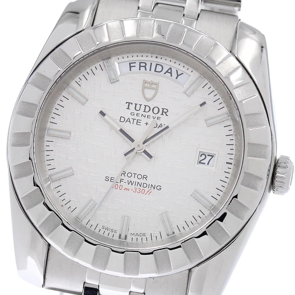 TUDOR CLASSIC DATE SILVER AUTOMATIC WATCH: TUDOR Classic Date Silver Automatic Watch Brand: TUDOR Type/Style: Wristwatch Material: Band Material Stainless Steel, Case Material Stainless Steel Color: Case Color Silver Band Color Silver Dial