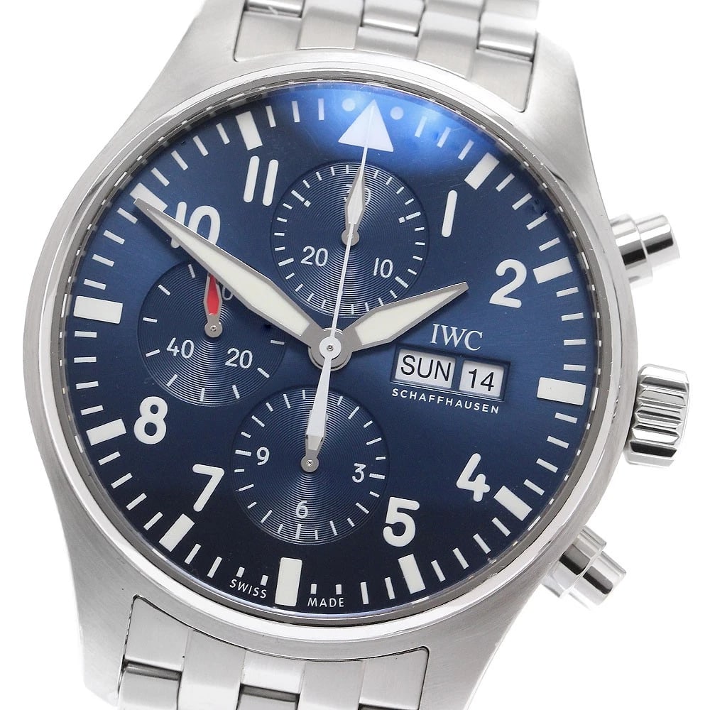 IWC SCHAFFHAUSEN PILOT'S WATCH: IWC SCHAFFHAUSEN Pilot's Watch Brand: IWC SCHAFFHAUSEN Type/Style: Wristwatch Material: Band Material Stainless Steel, Case Material Stainless Steel Color: Case Color Silver Band Color Silver Dial