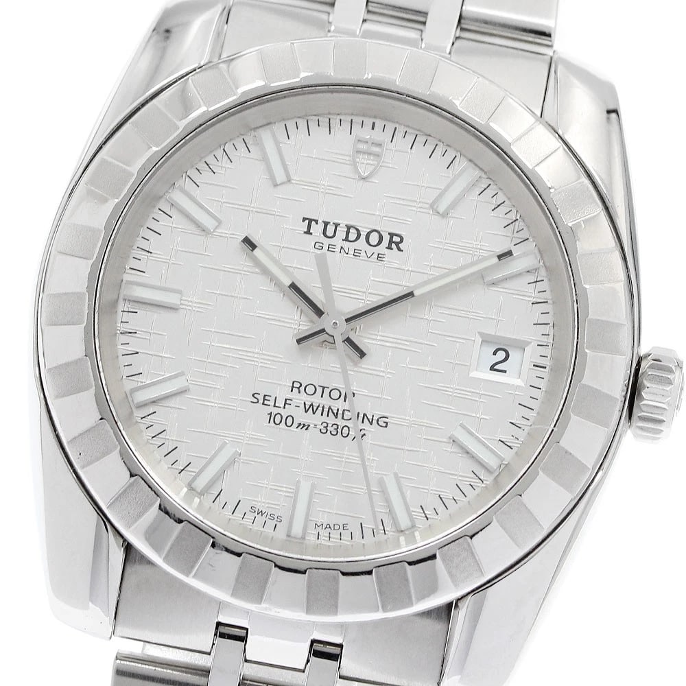 TUDOR CLASSIC DATE SILVER AUTOMATIC WATCH: TUDOR Classic Date Silver Automatic Watch Brand: TUDOR Type/Style: Wristwatch Material: Band Material Stainless Steel, Case Material Stainless Steel Color: Dial Color Silver Band Color Silver Case