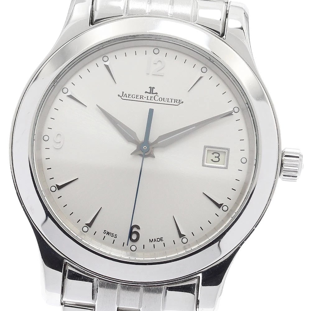 JAEGER-LECOULTRE AUTOMATIC WATCH: JAEGER-LECOULTRE Automatic Watch Brand: JAEGER-LECOULTRE Type/Style: Wristwatch Material: Band Material Stainless Steel, Case Material Stainless Steel Color: Dial Color Silver Band Color Silver Case