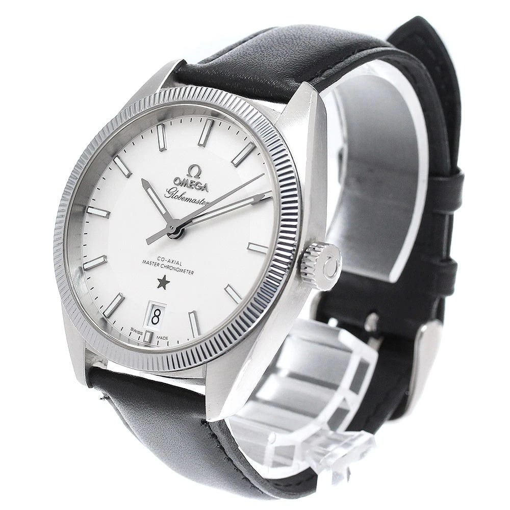 OMEGA GLOBEMASTER SILVER AUTOMATIC WATCH - 2