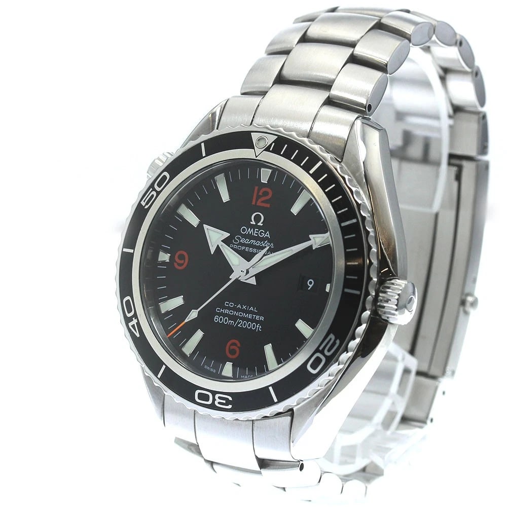 OMEGA SEAMASTER PLANET OCEAN COAXIAL AUTOMATIC WATCH: OMEGA Seamaster Planet Ocean Coaxial Automatic Watch Brand: OMEGA Type/Style: Wristwatch Material: Band Material Stainless Steel, Case Material Stainless Steel Color: Dial Color black Band Color
