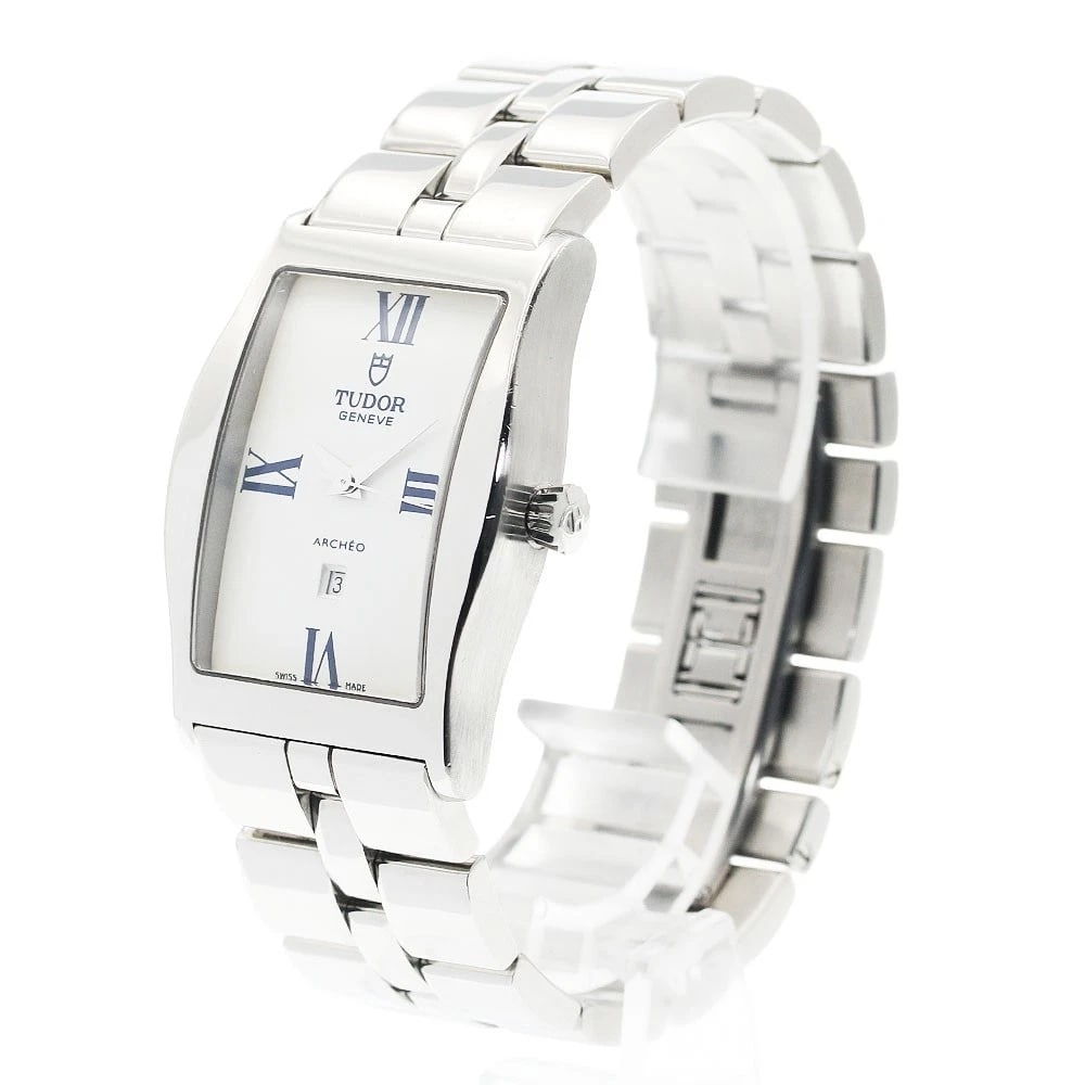 TUDOR ARCEO DATE WHITE AUTOMATIC WATCH - 2