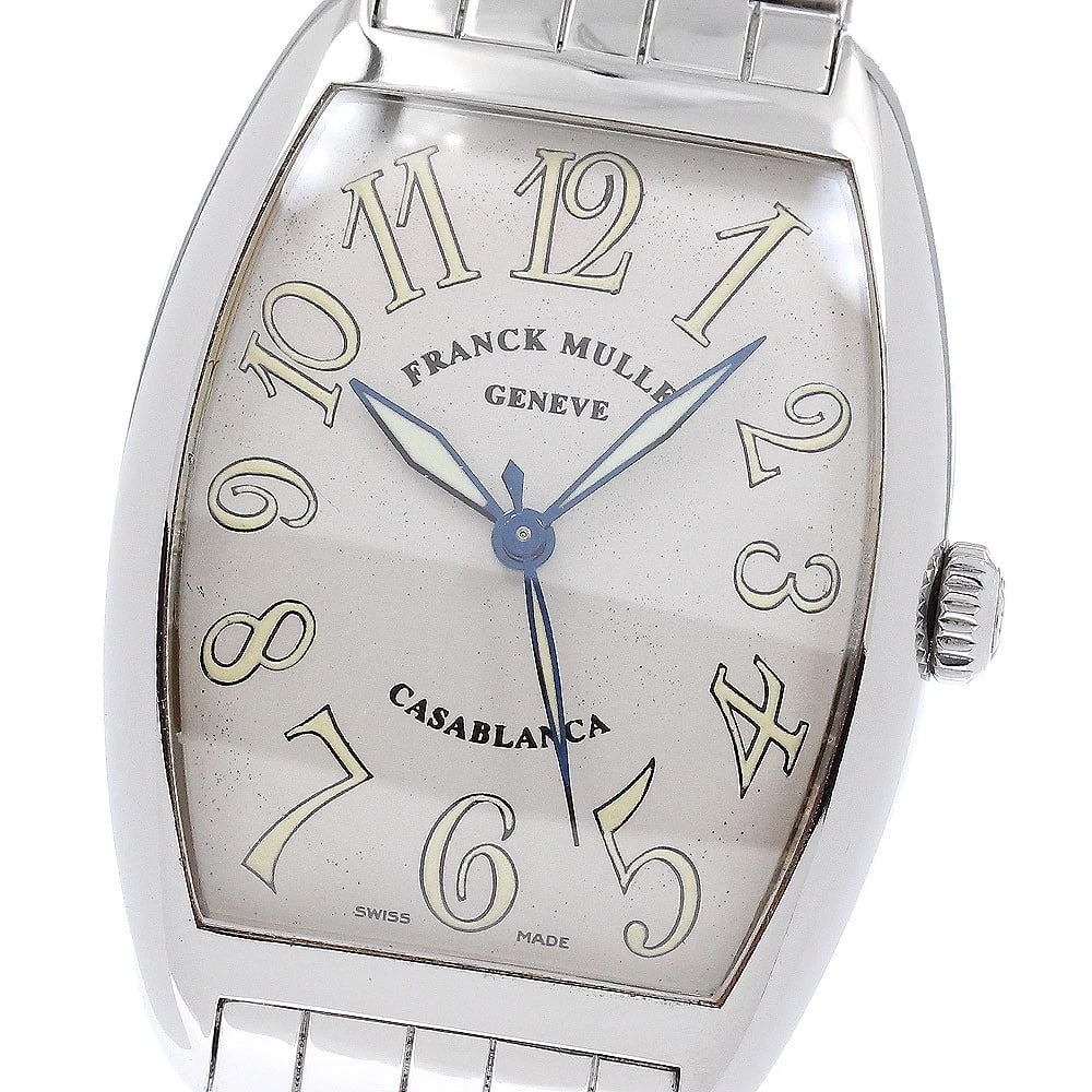 FRANCK MULLER CASABLANCA BEIGE AUTOMATIC WATCH: FRANCK MULLER Casablanca Beige Automatic Watch Brand: FRANCK MULLER Type/Style: Wristwatch Material: Band Material Stainless Steel, Case Material Stainless Steel Color: Case Color Silver Band Color
