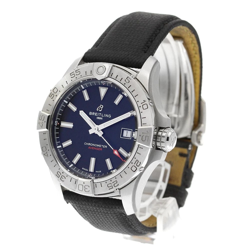 BREITLING AVENGER AUTOMATIC DATE BLACK WATCH - 2
