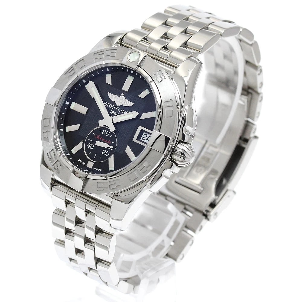 BREITLING DATE BLACK AUTOMATIC WATCH - 2