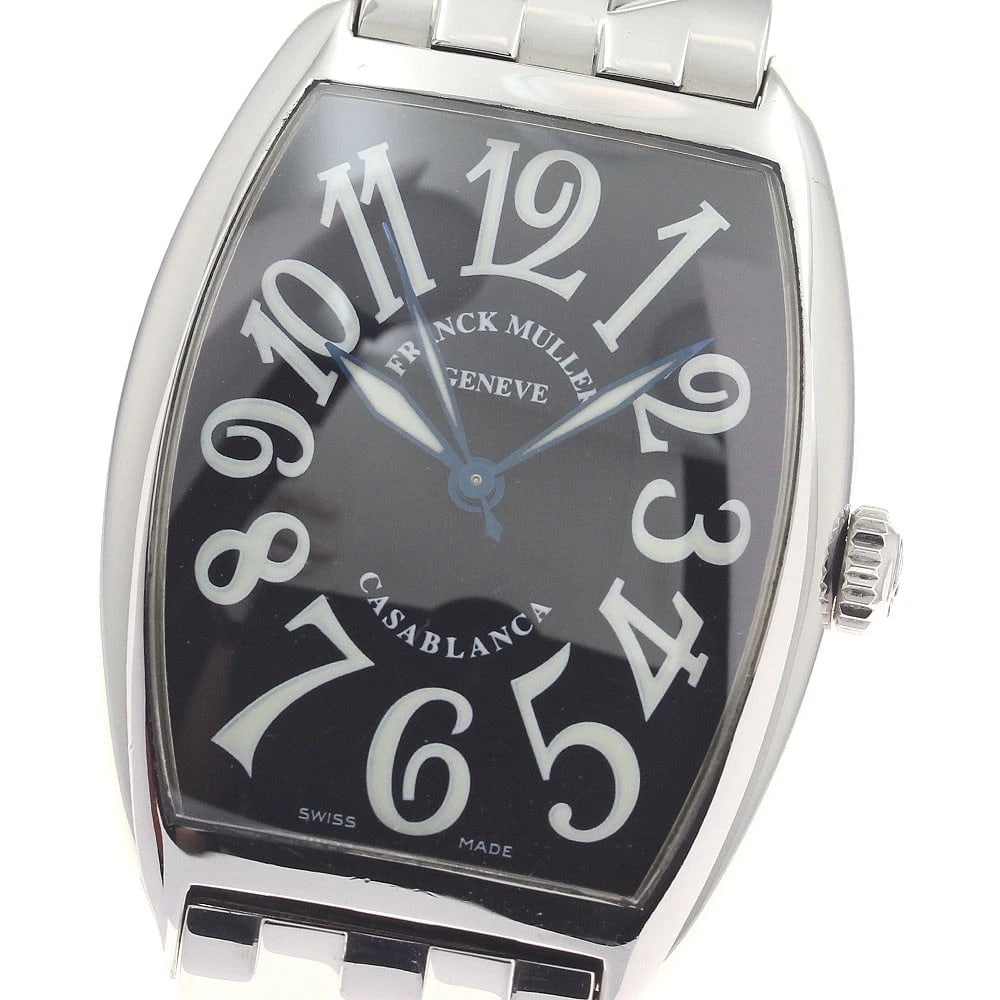 FRANCK MULLER BLACK AUTOMATIC WATCH: FRANCK MULLER black Automatic Watch Brand: FRANCK MULLER Type/Style: Wristwatch Material: Band Material Stainless Steel, Case Material Stainless Steel Color: Case Color Silver Band Color Silver Dial C
